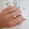 Anillo Abrazo - Plata 925