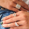 Anillo Abrazo en plata 925