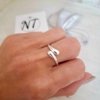 Anillo Gota Regulable - Plata 925