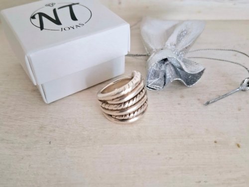 Anillo Mega en Plata 925 Anillo Mega - Plata Inflada 925