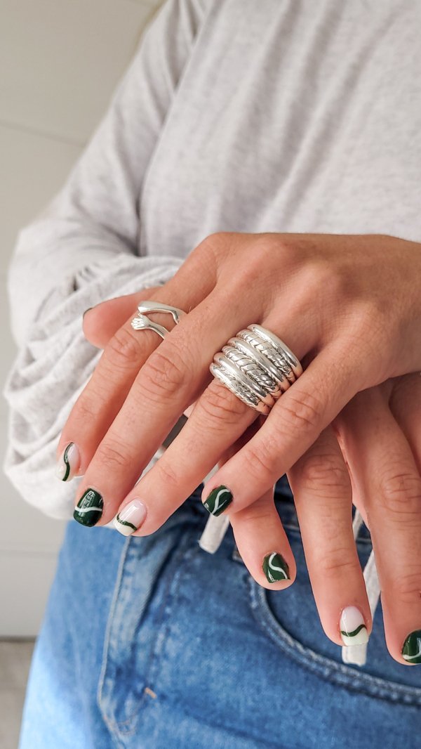 Anillo Mega - Plata Inflada 925