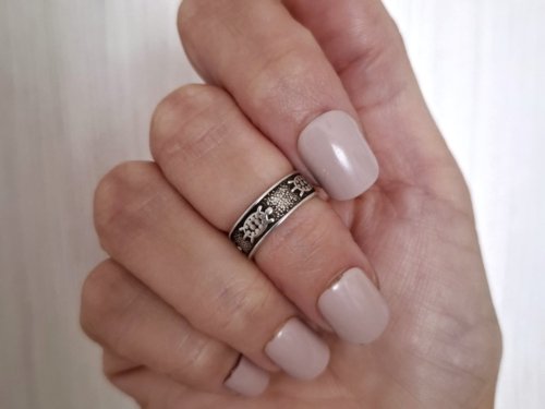 Anillo Midi Tortuga Regulable - Plata 925