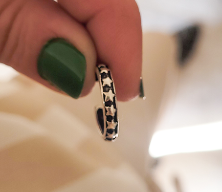 Anillo Midi Estrellas Anillo Midi Estrella en plata 925