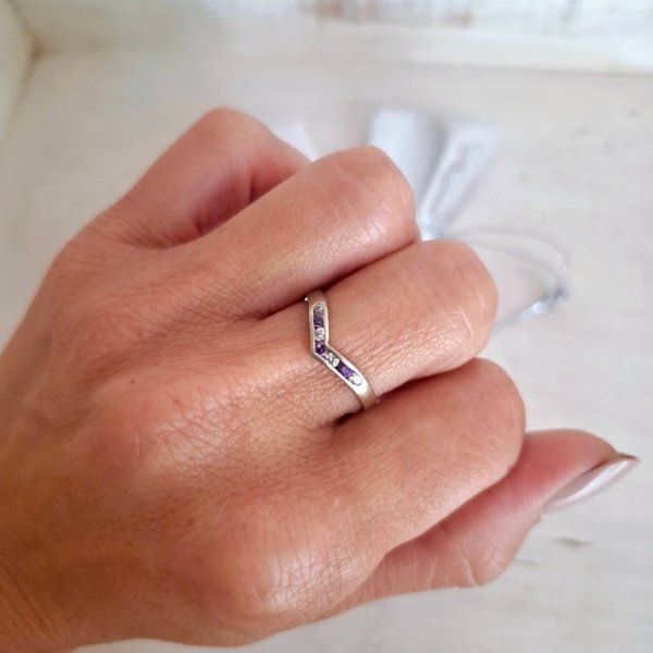 Anillo en V - Plata 925