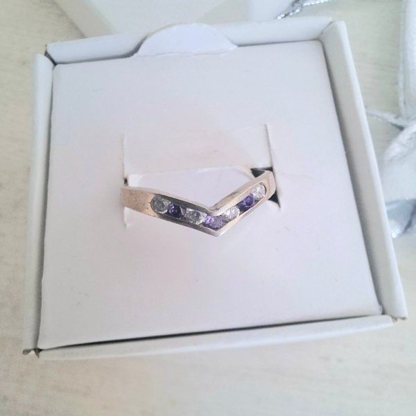 Anillo en V - Plata 925