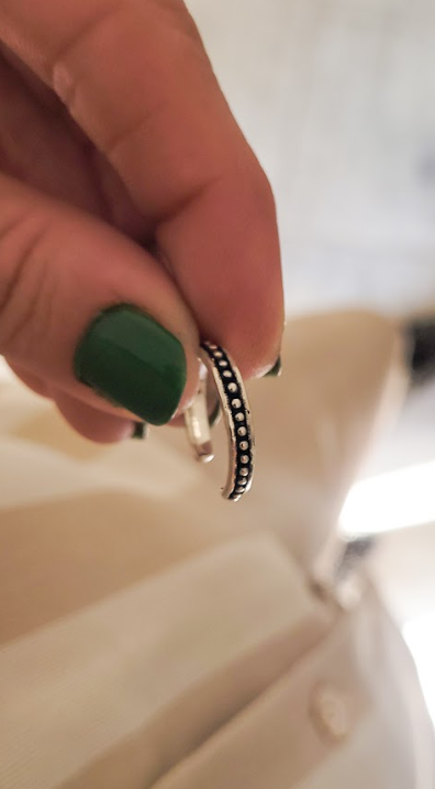 Anillo Midi Puntos en plata 925