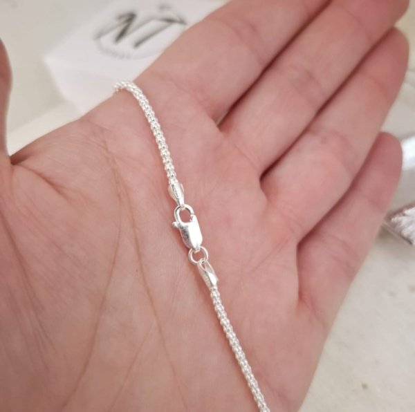 Cadena Canasta cierre Reforzado - Plata 925