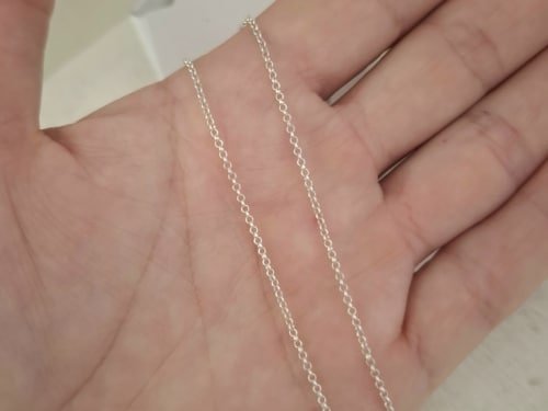 Cadena Mini Rolo - Plata 925