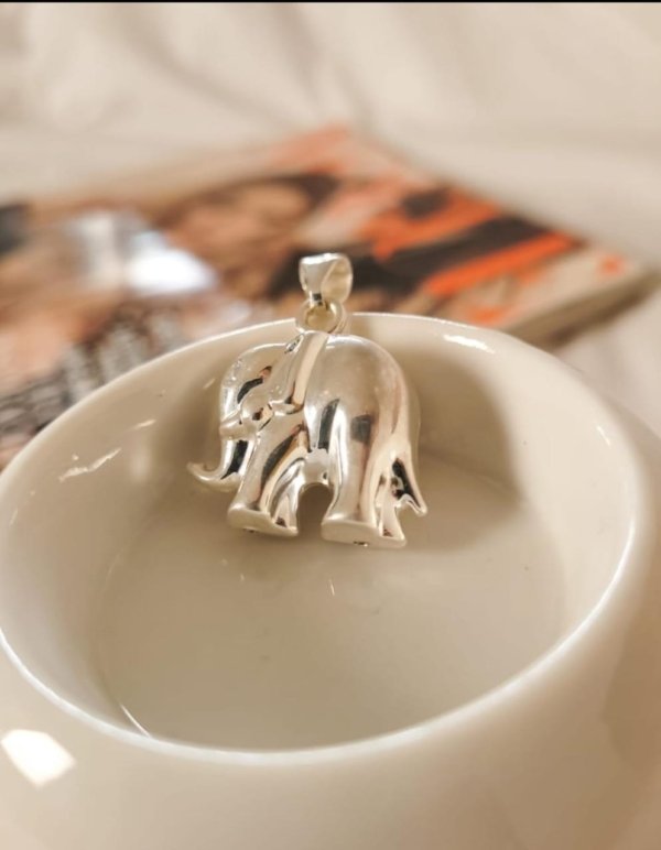 Dije Elefante - Plata Inflada 925