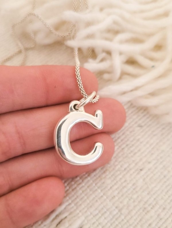 Dije Inicial - Plata Inflada 925