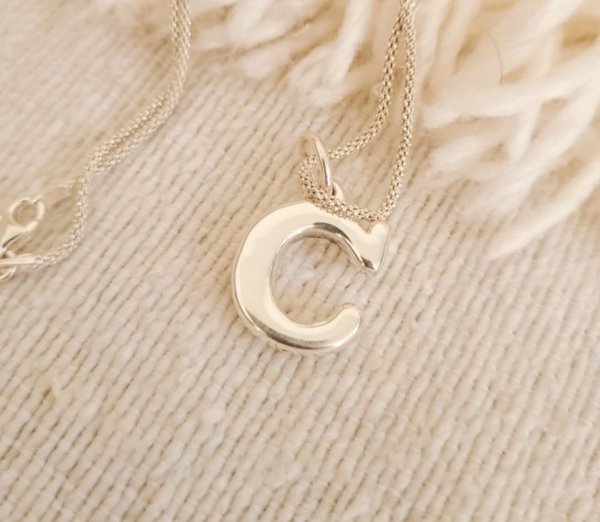 Dije Inicial - Plata Inflada 925