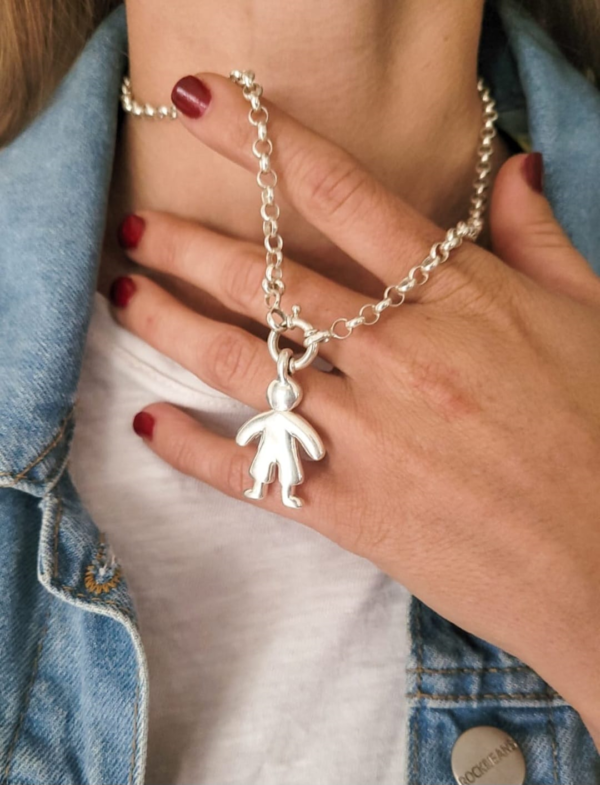 Dije Niños - Plata Inflada 925