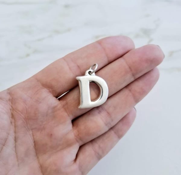 Dije Inicial - Plata Inflada 925