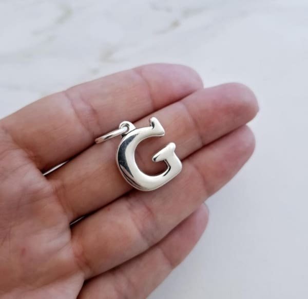 Dije Inicial - Plata Inflada 925