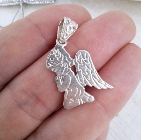 NatitereJoyas. Dije Ángel de la Guarda - Plata 925