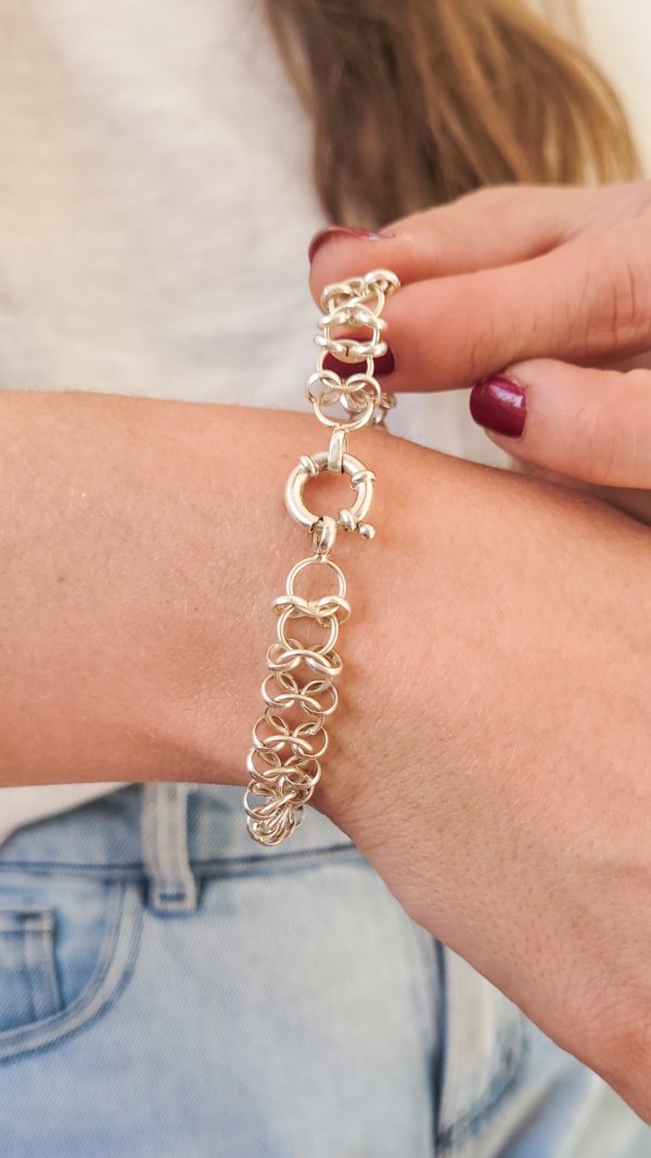 Pulsera Oruga - Plata 925
