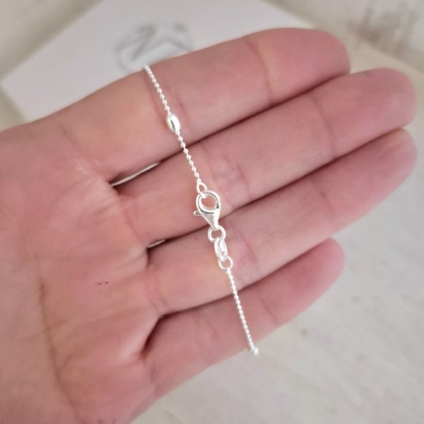 Pulsera Bolitas y Arroz - Plata 925