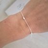 Pulsera Bolitas y Arroz - Plata 925