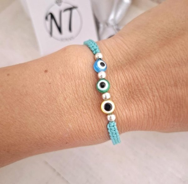 Pulseras de Macramé Varias - Plata 925