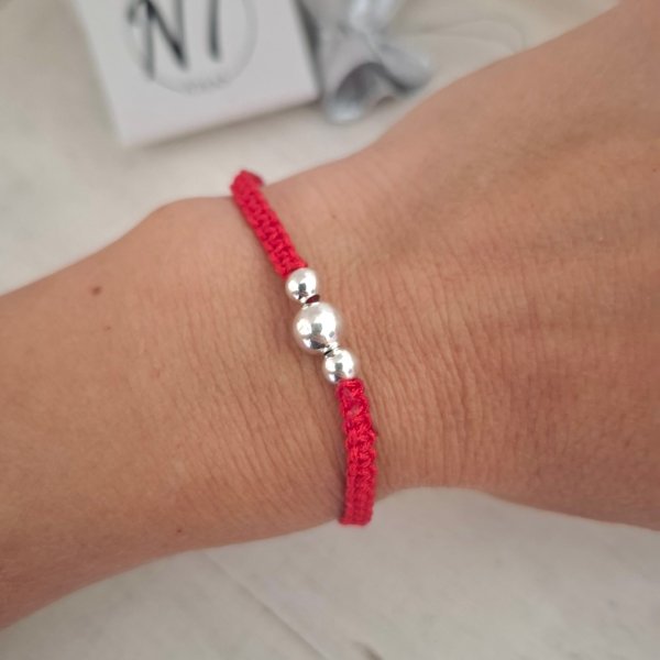 Pulseras de Macramé Varias - Plata 925