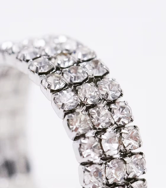 Anillo Triple con Strass