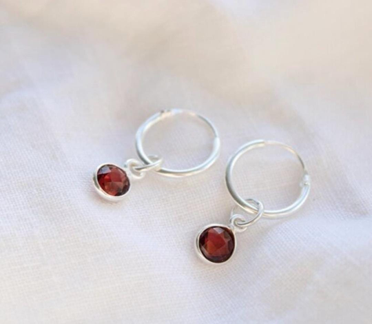 Argolla Niger con cristal en plata 925