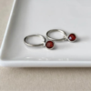 Argolla Niger con cristal en plata 925