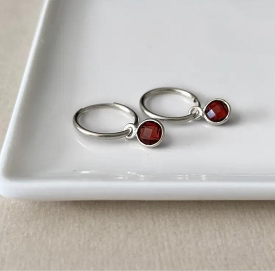 Argolla Niger con cristal en plata 925