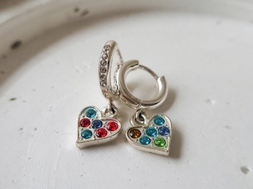 Argollas Colorato - Acero Blanco