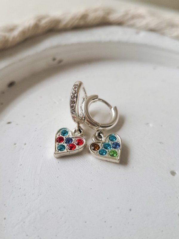 Argollas Colorato - Acero Blanco