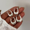 Argollas Nivela en Acero Blanco