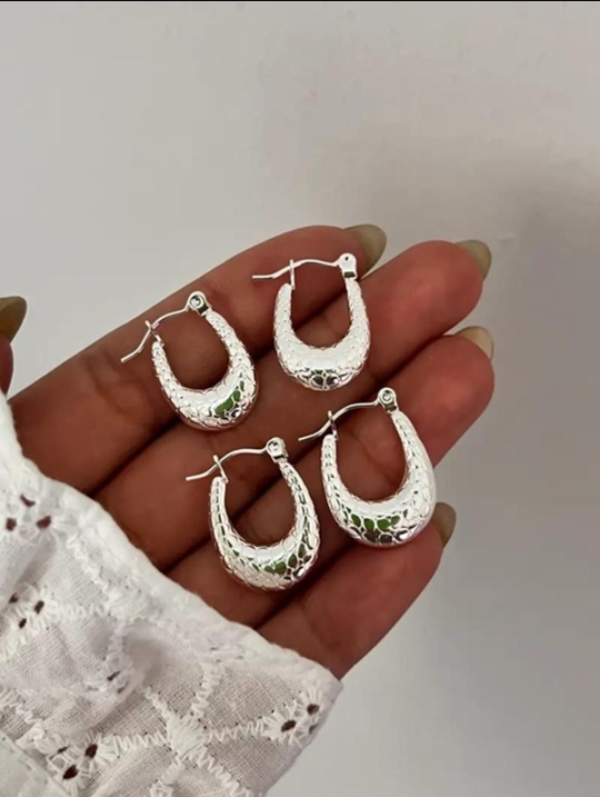 Argollas Nivela en Acero Blanco