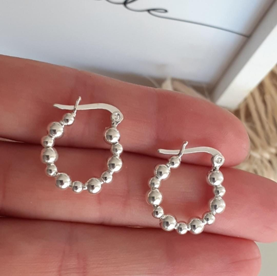 Argollas de la abundancia en plata 925