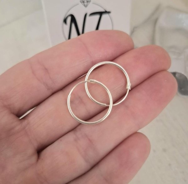 Argollas Clásicas por Unidad - Plata 925