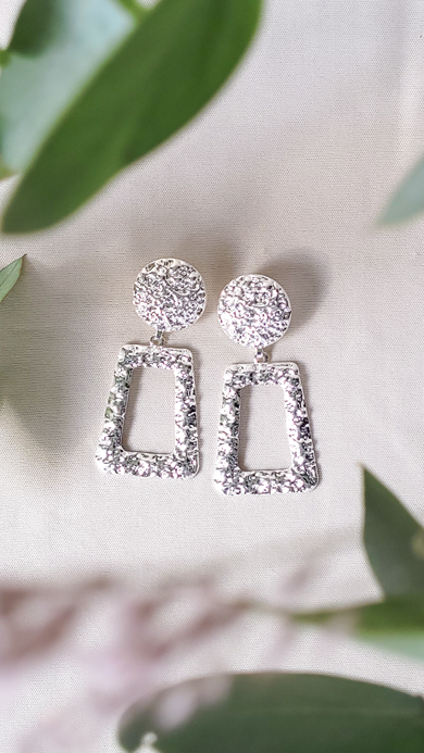 Aros Manía en Acero Blanco