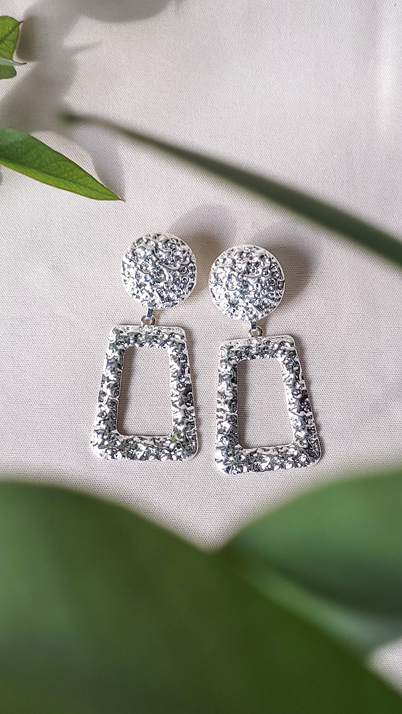 Aros Manía en Acero Blanco