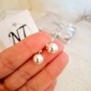 Aros Pasante Bolitas - Plata 925