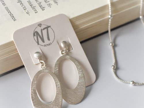 Aros Pasante Ichi Aros Pasante Ichi - Plata 925