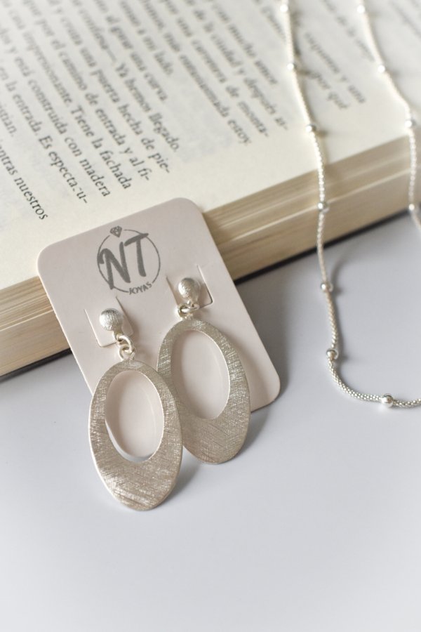 Aros Pasante Ichi - Plata 925