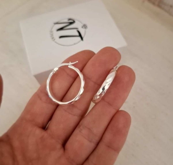 Argollas Wanda - Plata 925