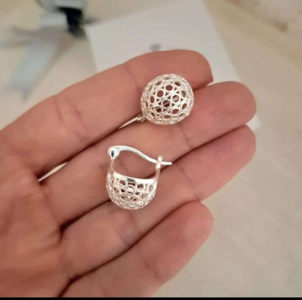 Aros Canasta 2 - Plata 925