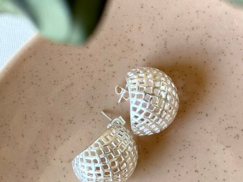 Aros Pasante Canastón en Acero Blanco Aros Pasante Canastón - Acero Blanco