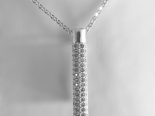 Colgante Mipi en Acero Blanco