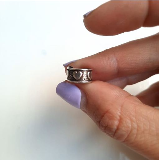 Cuff Corazón en plata 925 Cuff Corazón - Plata 925