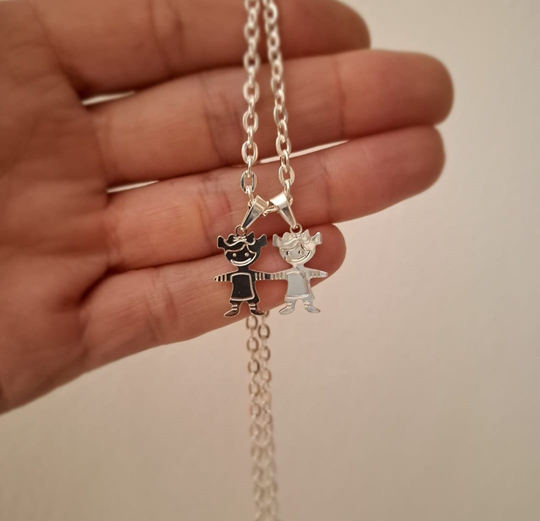 Dobles niños Acero Blanco1 Dobles niños Acero Blanco