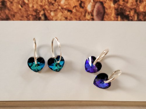 Argollas Corazones - Plata 925