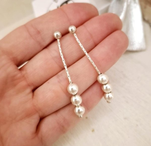 Aros Colgante Laura - Plata 925