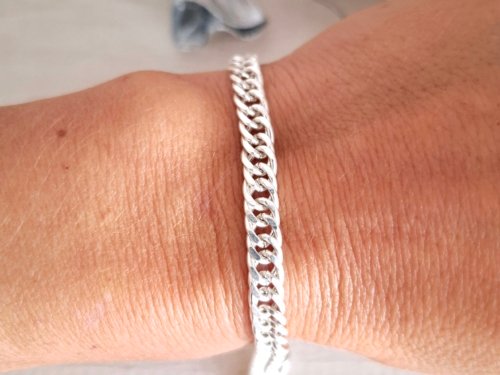 Pulsera Espiga - Acero Blanco
