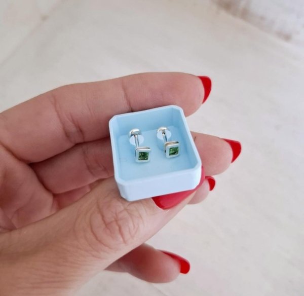 Abridores Cuadrados - Enchapados Plata 925