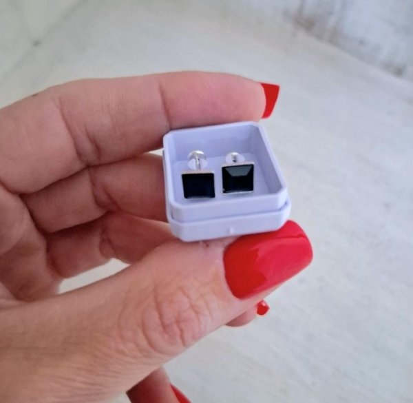 Abridores Cuadrados - Enchapados Plata 925